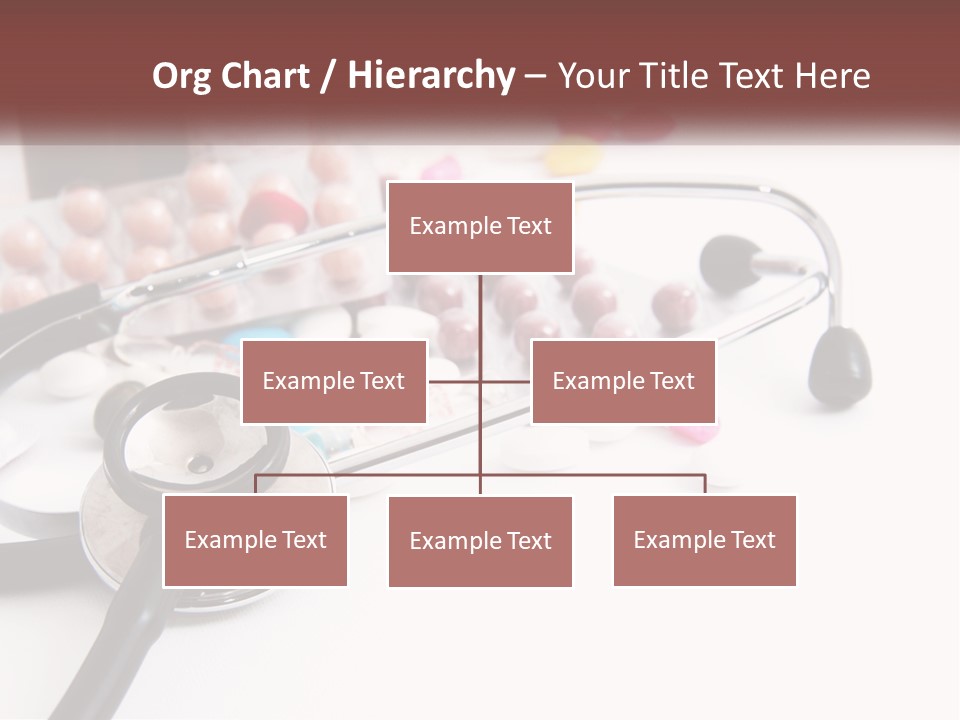 A Medical Powerpoint Presentation With Pills And A Stethoscope PowerPoint Template