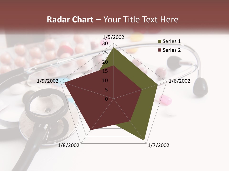 A Medical Powerpoint Presentation With Pills And A Stethoscope PowerPoint Template