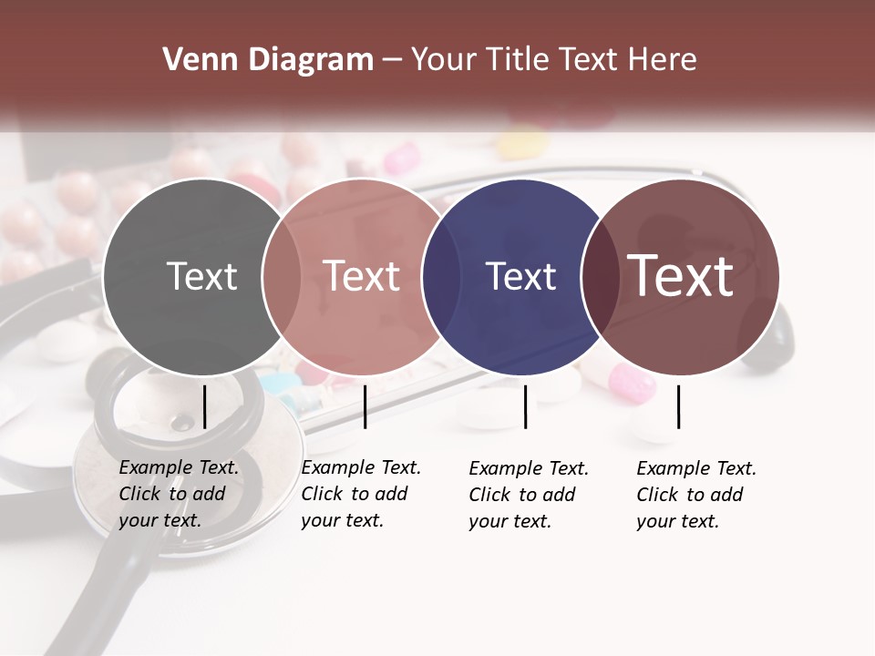 A Medical Powerpoint Presentation With Pills And A Stethoscope PowerPoint Template
