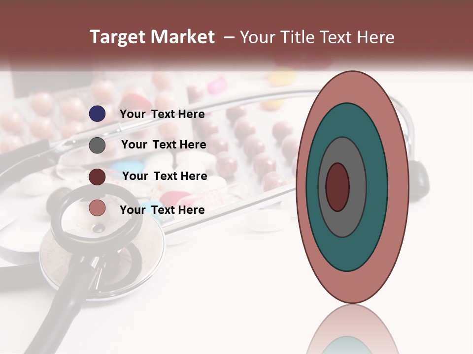 A Medical Powerpoint Presentation With Pills And A Stethoscope PowerPoint Template