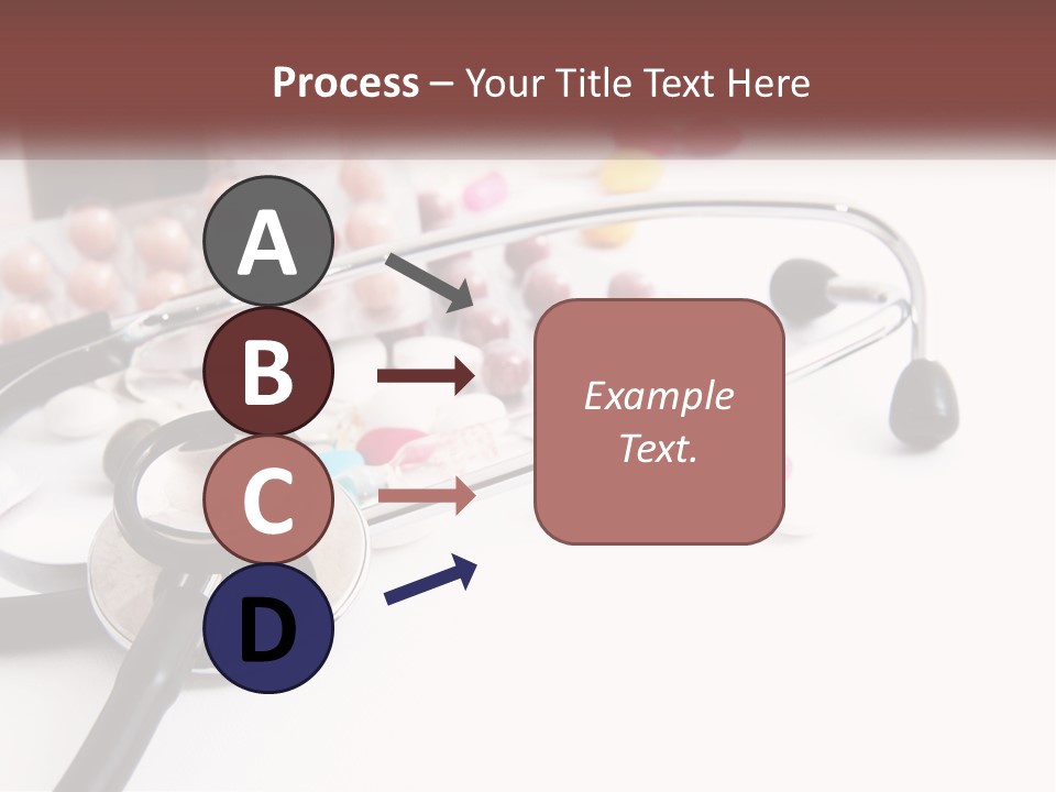 A Medical Powerpoint Presentation With Pills And A Stethoscope PowerPoint Template
