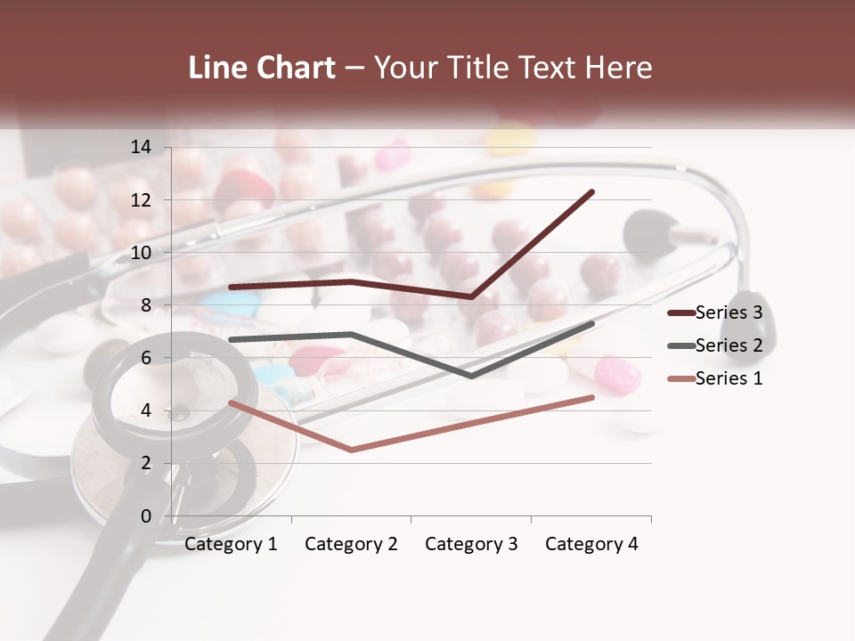 A Medical Powerpoint Presentation With Pills And A Stethoscope PowerPoint Template