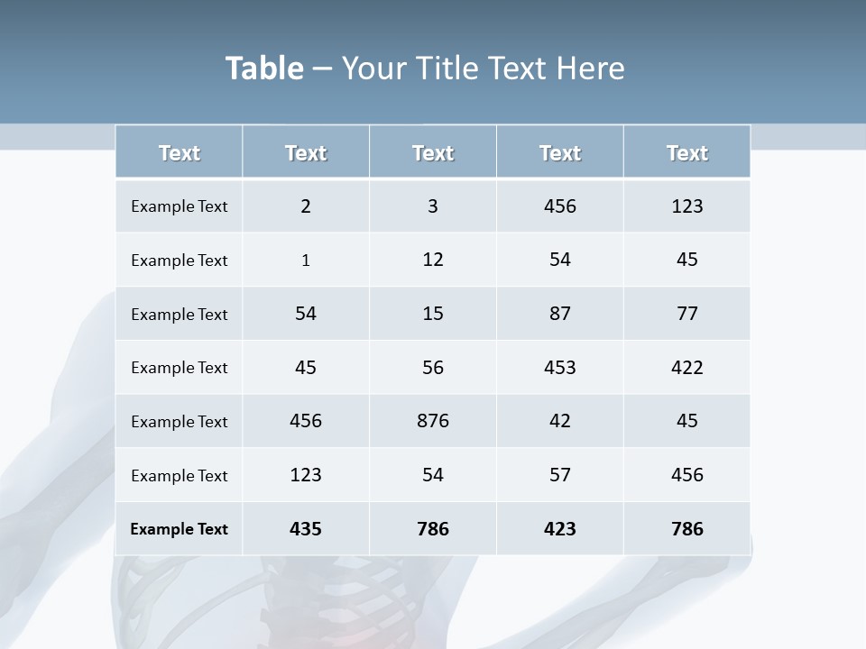 A Skeleton Holding His Back In Pain Powerpoint Presentation PowerPoint Template