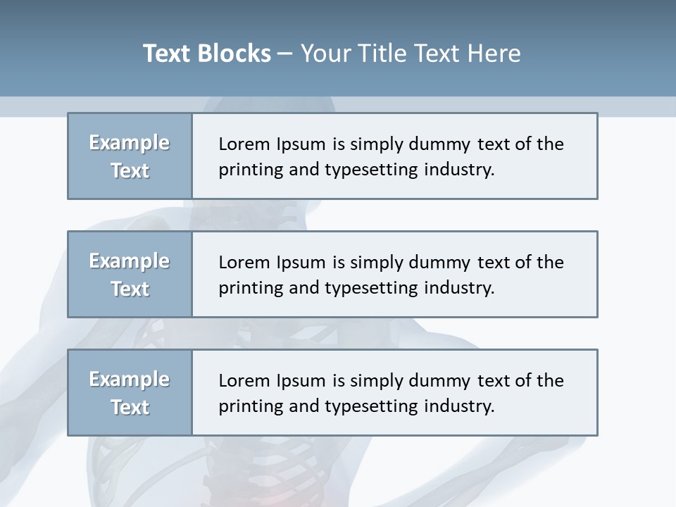 A Skeleton Holding His Back In Pain Powerpoint Presentation PowerPoint Template