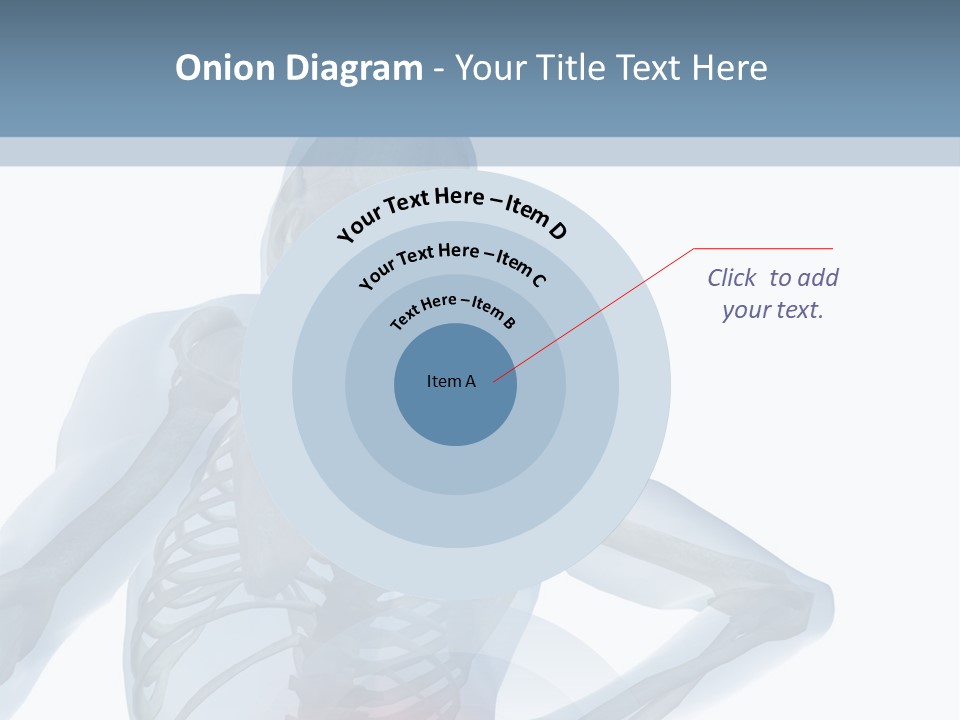 A Skeleton Holding His Back In Pain Powerpoint Presentation PowerPoint Template