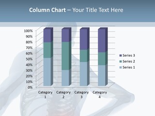 A Skeleton Holding His Back In Pain Powerpoint Presentation PowerPoint Template