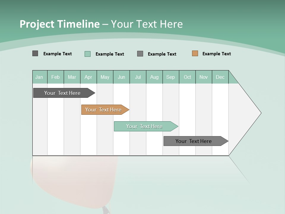 A Pink Heart Shaped Balloon Floating In The Air PowerPoint Template