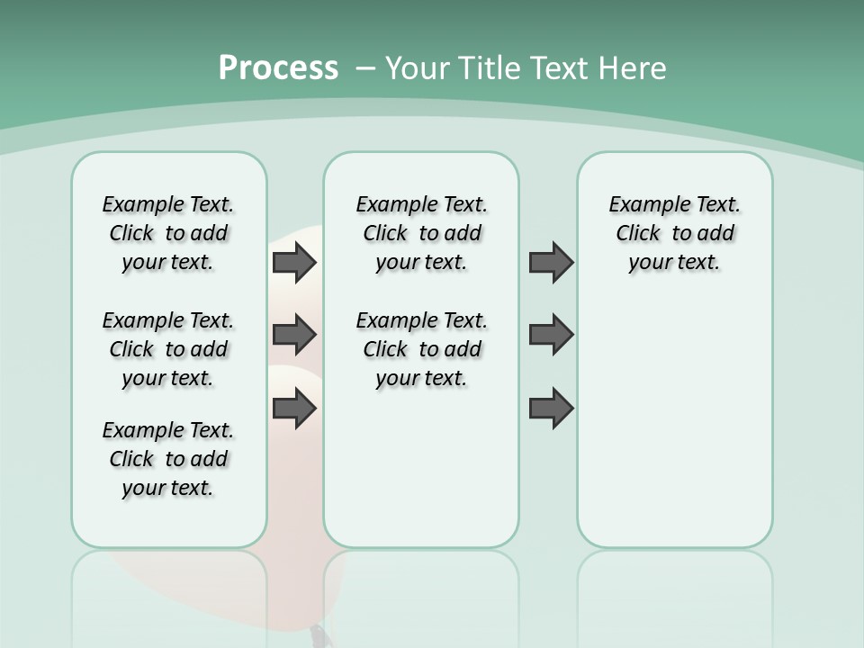 A Pink Heart Shaped Balloon Floating In The Air PowerPoint Template