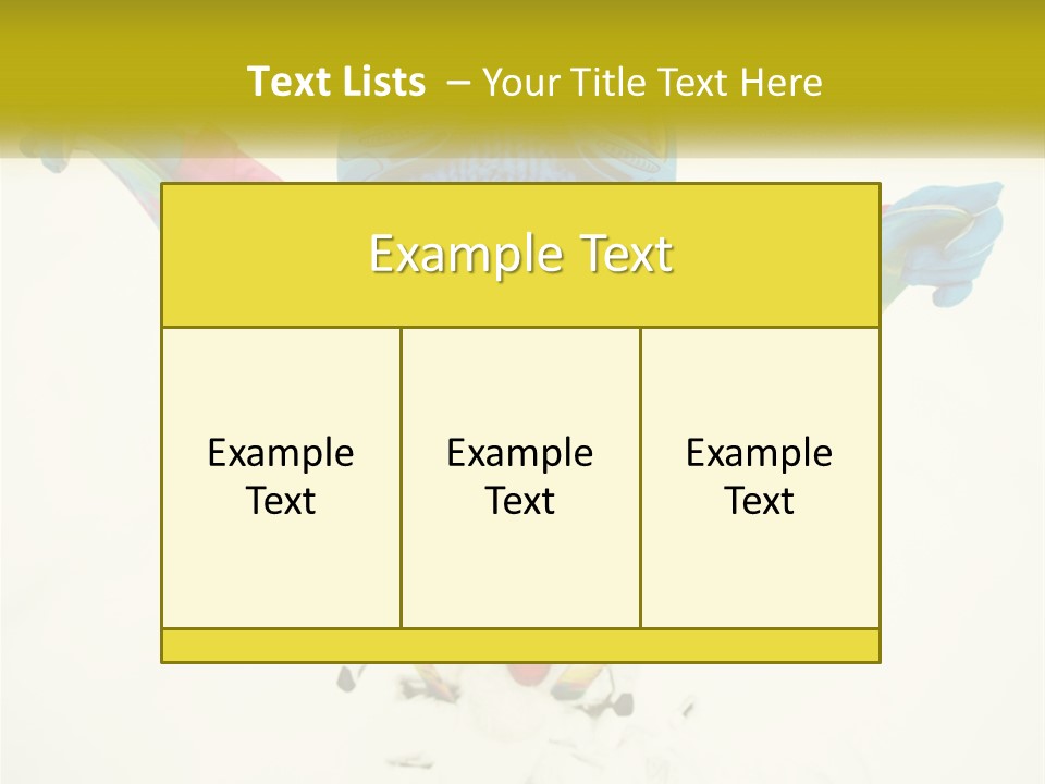 A Young Girl Wearing Skis And Holding Ski Poles PowerPoint Template