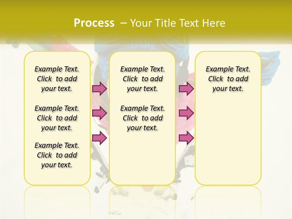 A Young Girl Wearing Skis And Holding Ski Poles PowerPoint Template