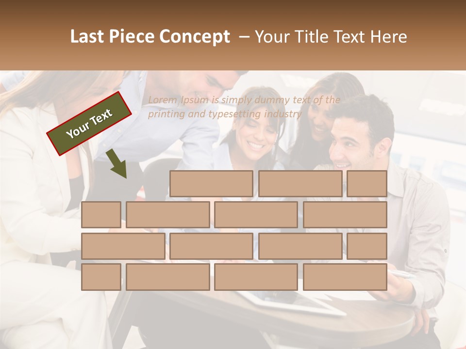A Group Of People Are Gathered Around A Table PowerPoint Template