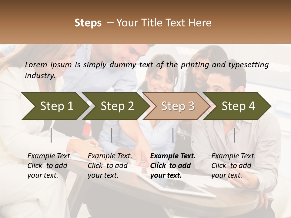 A Group Of People Are Gathered Around A Table PowerPoint Template