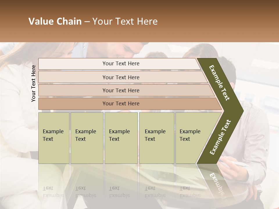A Group Of People Are Gathered Around A Table PowerPoint Template