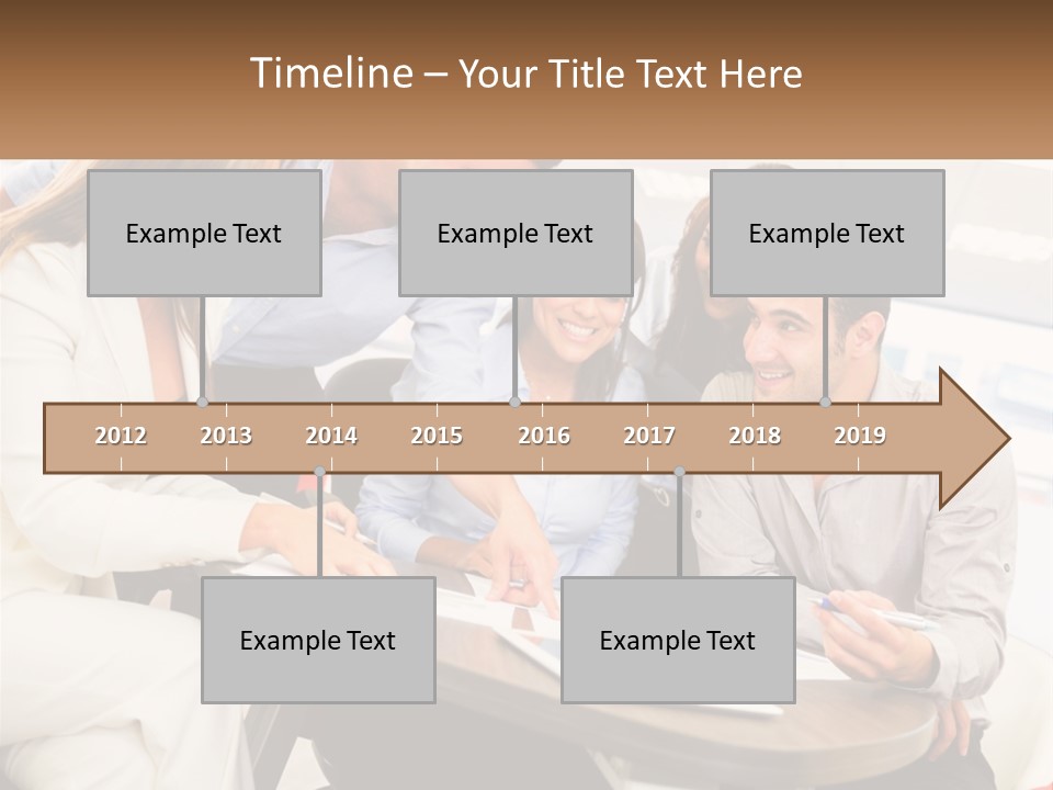 A Group Of People Are Gathered Around A Table PowerPoint Template