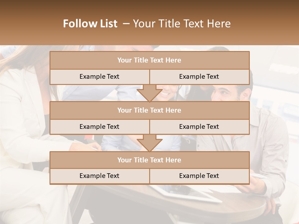 A Group Of People Are Gathered Around A Table PowerPoint Template