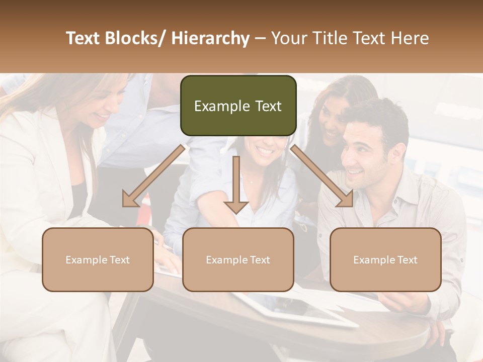 A Group Of People Are Gathered Around A Table PowerPoint Template