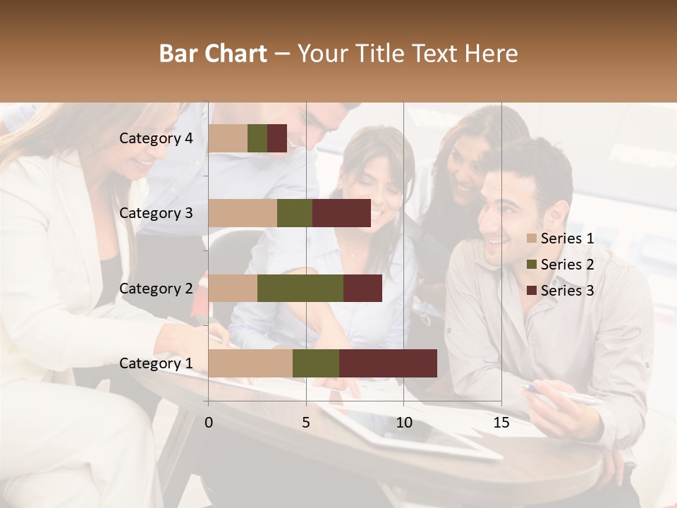 A Group Of People Are Gathered Around A Table PowerPoint Template