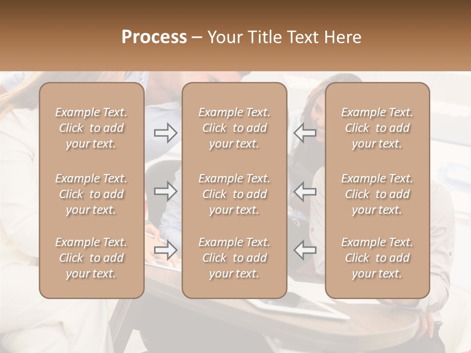 A Group Of People Are Gathered Around A Table PowerPoint Template