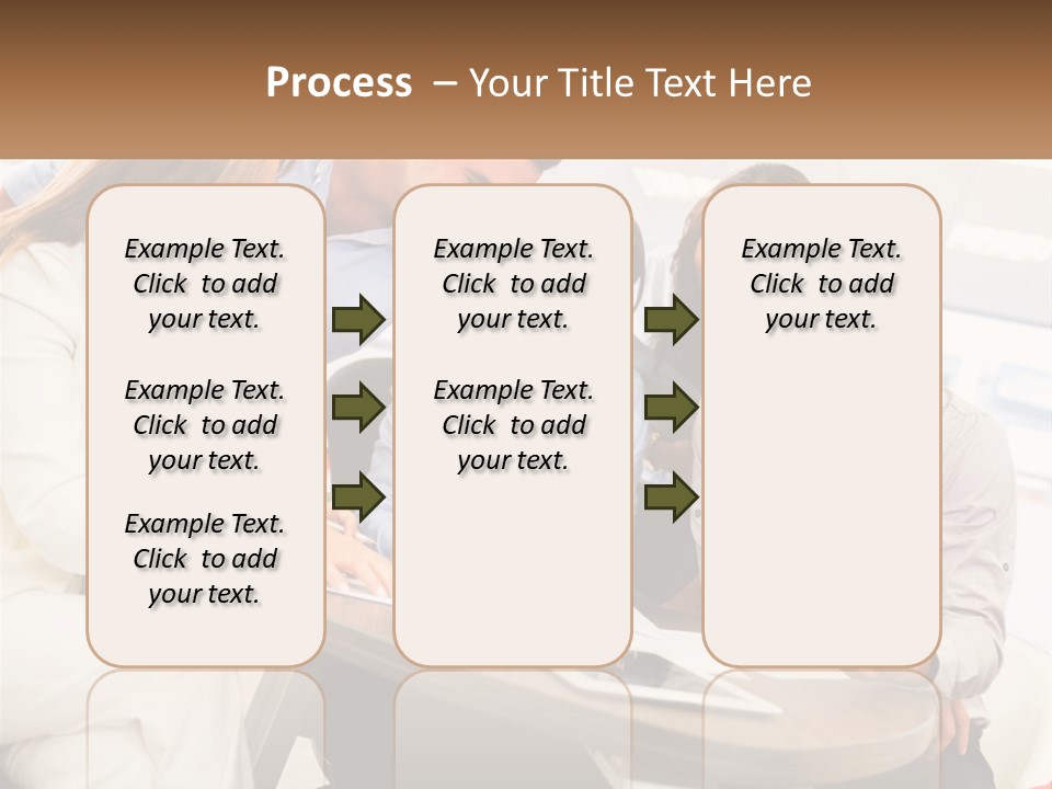 A Group Of People Are Gathered Around A Table PowerPoint Template