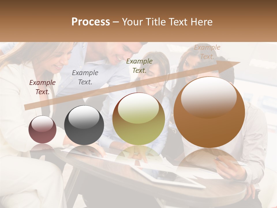 A Group Of People Are Gathered Around A Table PowerPoint Template