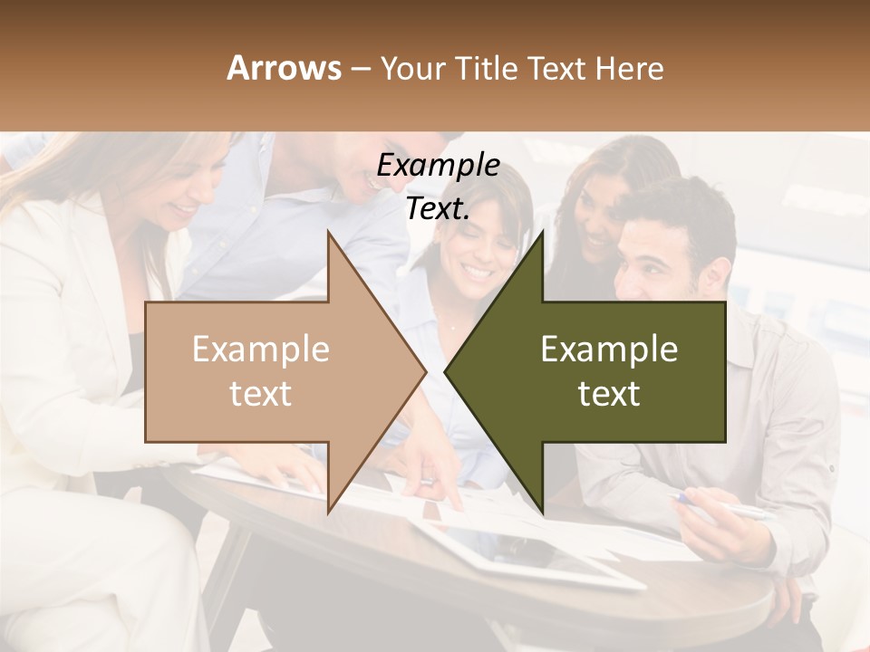 A Group Of People Are Gathered Around A Table PowerPoint Template