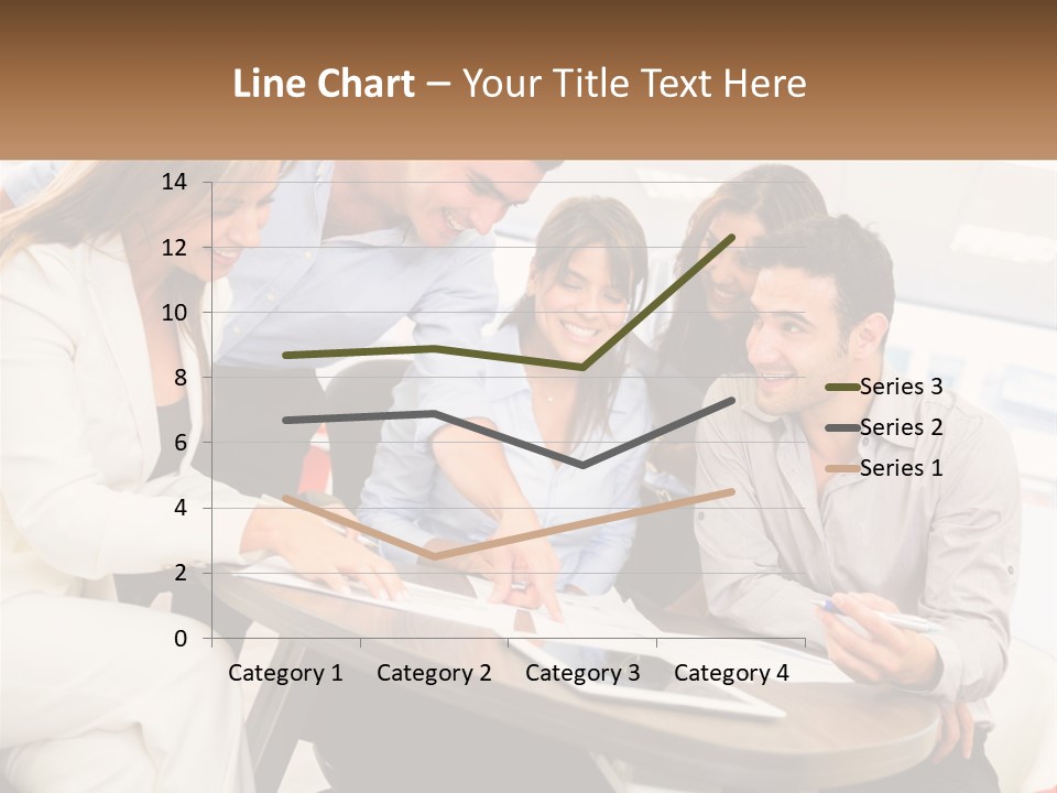 A Group Of People Are Gathered Around A Table PowerPoint Template