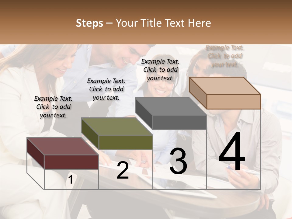 A Group Of People Are Gathered Around A Table PowerPoint Template