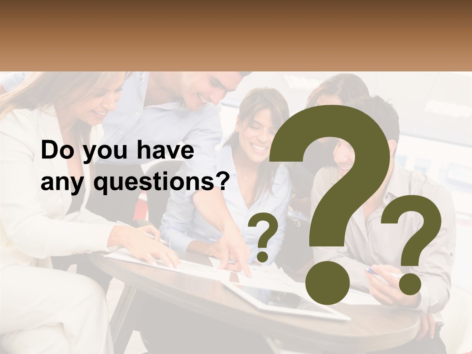 A Group Of People Are Gathered Around A Table PowerPoint Template