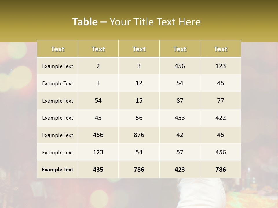 A Bride And Groom Dance Together In Front Of A Colorful Background PowerPoint Template