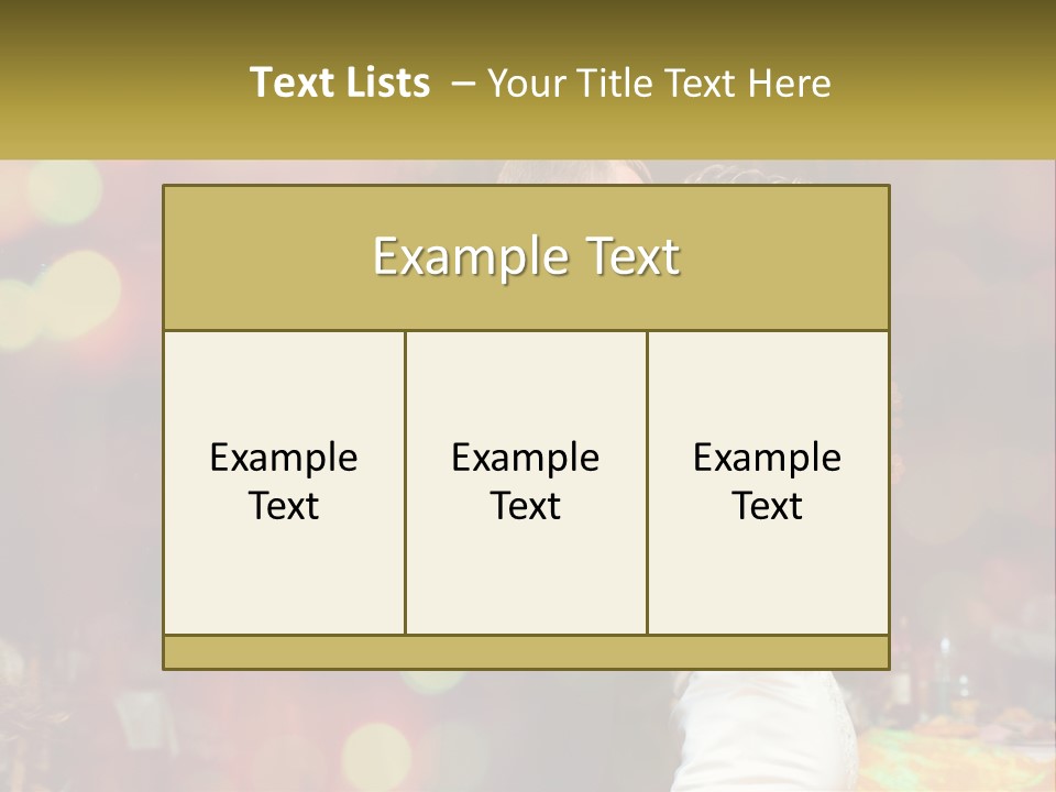 A Bride And Groom Dance Together In Front Of A Colorful Background PowerPoint Template