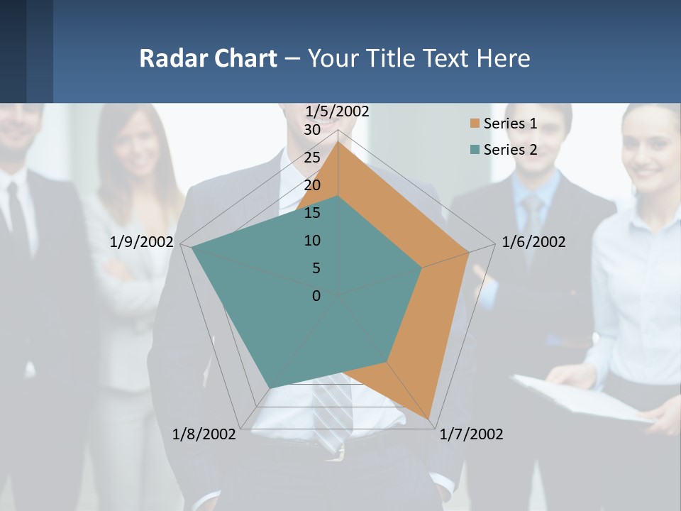 A Group Of Business People Standing Next To Each Other PowerPoint Template