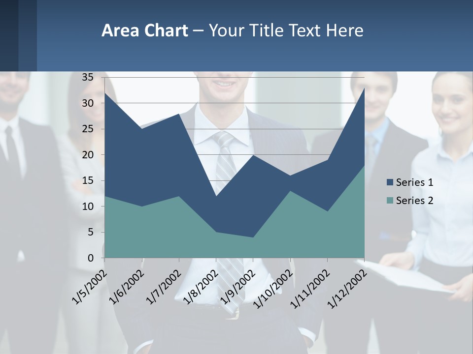 A Group Of Business People Standing Next To Each Other PowerPoint Template