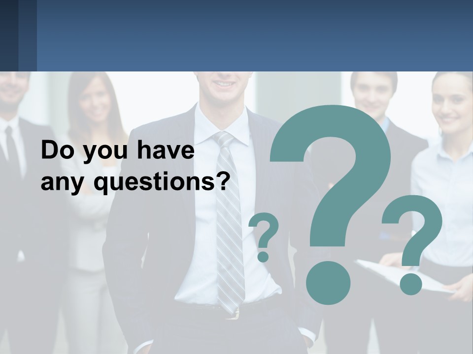 A Group Of Business People Standing Next To Each Other PowerPoint Template