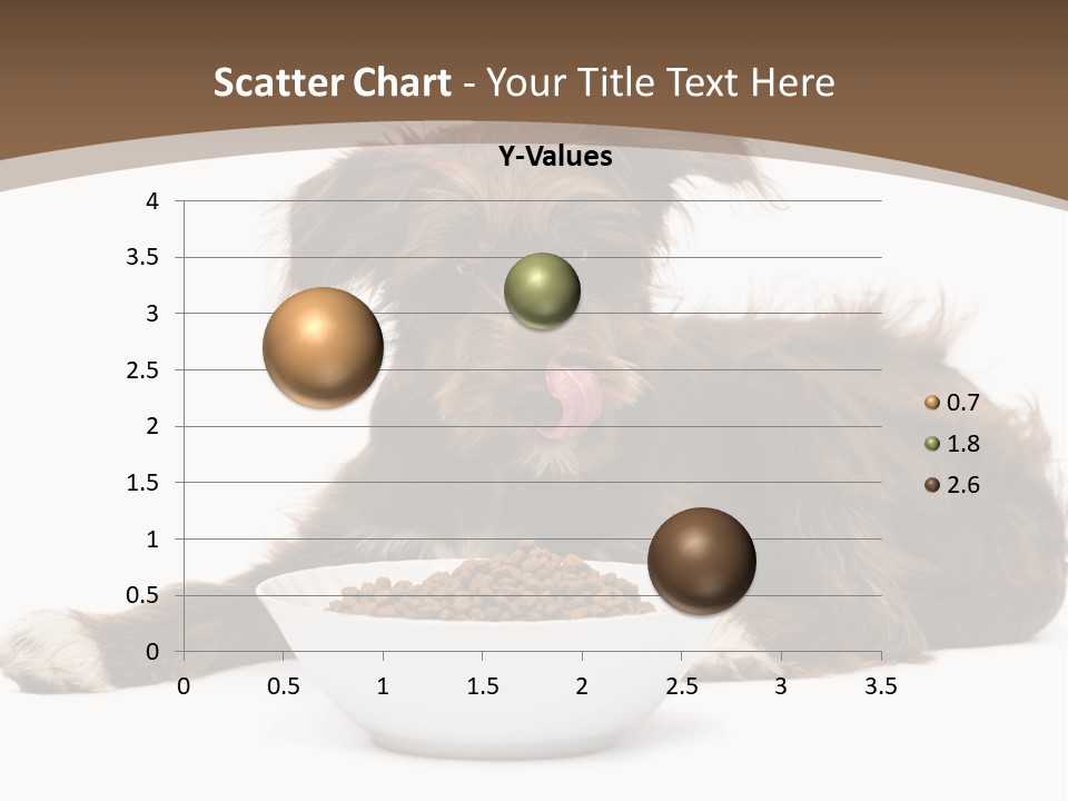 A Brown And White Dog Sitting Next To A Bowl Of Food PowerPoint Template