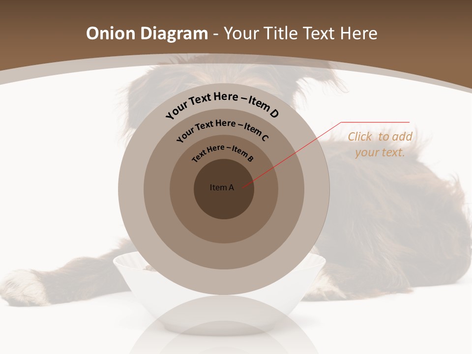 A Brown And White Dog Sitting Next To A Bowl Of Food PowerPoint Template
