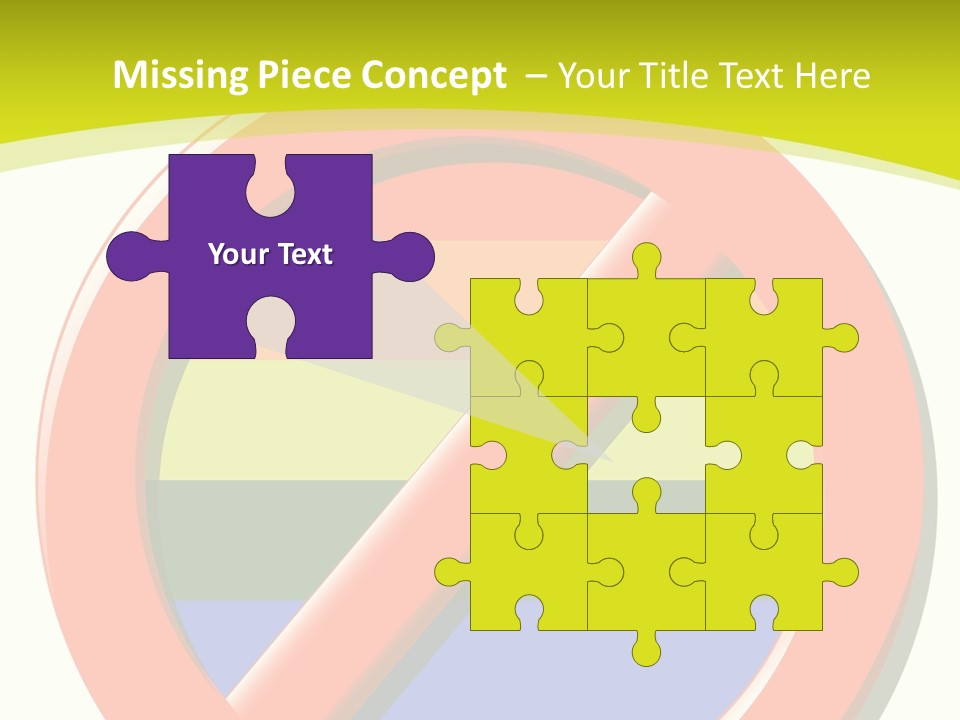 A Red Stop Sign Sitting On Top Of A Green And Yellow Background PowerPoint Template