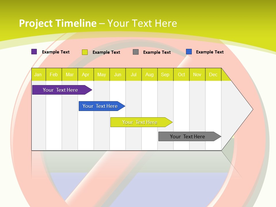 A Red Stop Sign Sitting On Top Of A Green And Yellow Background PowerPoint Template