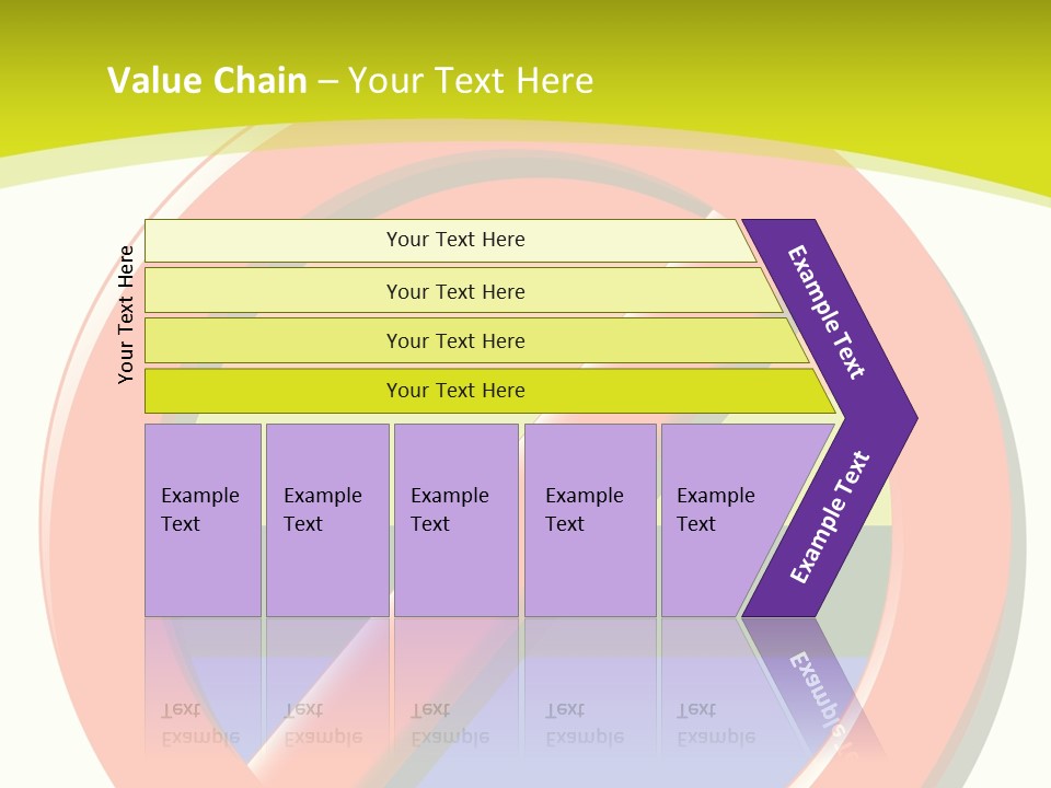 A Red Stop Sign Sitting On Top Of A Green And Yellow Background PowerPoint Template