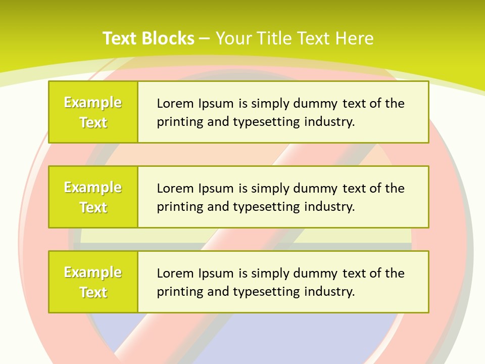 A Red Stop Sign Sitting On Top Of A Green And Yellow Background PowerPoint Template