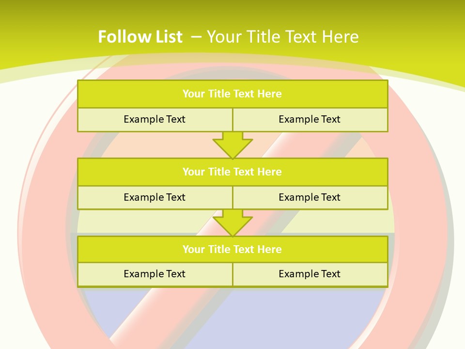 A Red Stop Sign Sitting On Top Of A Green And Yellow Background PowerPoint Template