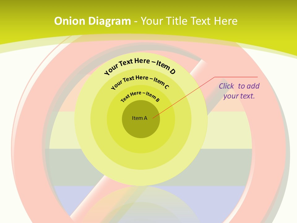 A Red Stop Sign Sitting On Top Of A Green And Yellow Background PowerPoint Template