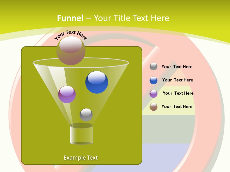 A Red Stop Sign Sitting On Top Of A Green And Yellow Background PowerPoint Template