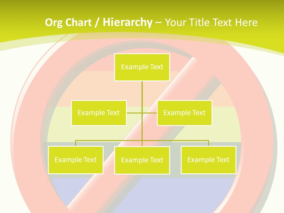 A Red Stop Sign Sitting On Top Of A Green And Yellow Background PowerPoint Template