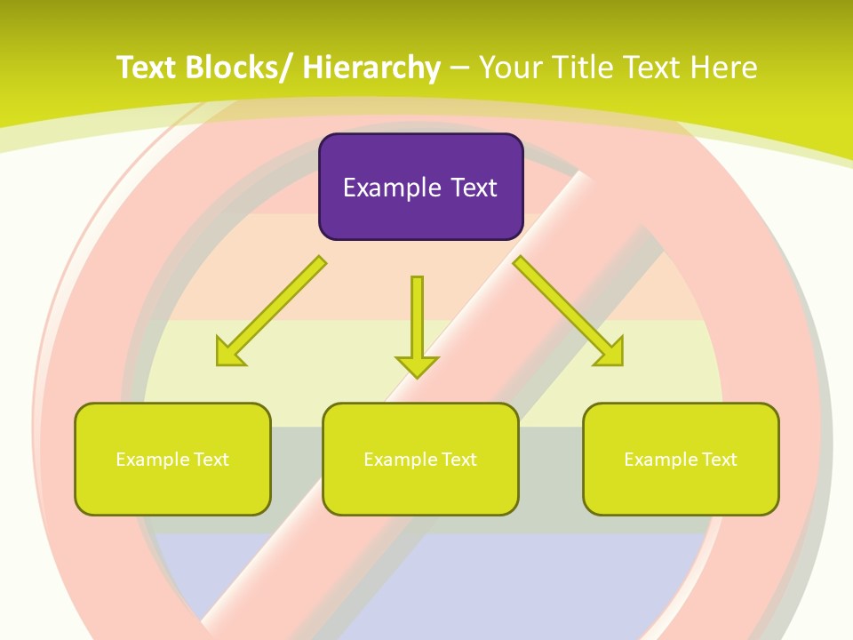 A Red Stop Sign Sitting On Top Of A Green And Yellow Background PowerPoint Template