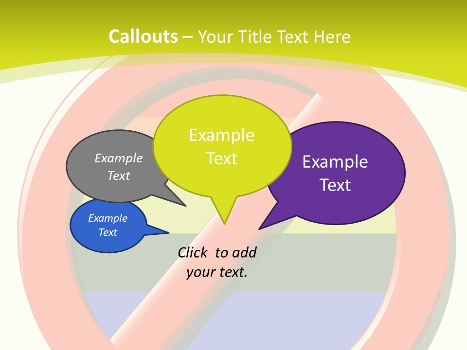A Red Stop Sign Sitting On Top Of A Green And Yellow Background PowerPoint Template