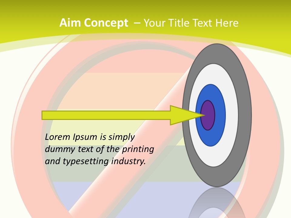 A Red Stop Sign Sitting On Top Of A Green And Yellow Background PowerPoint Template