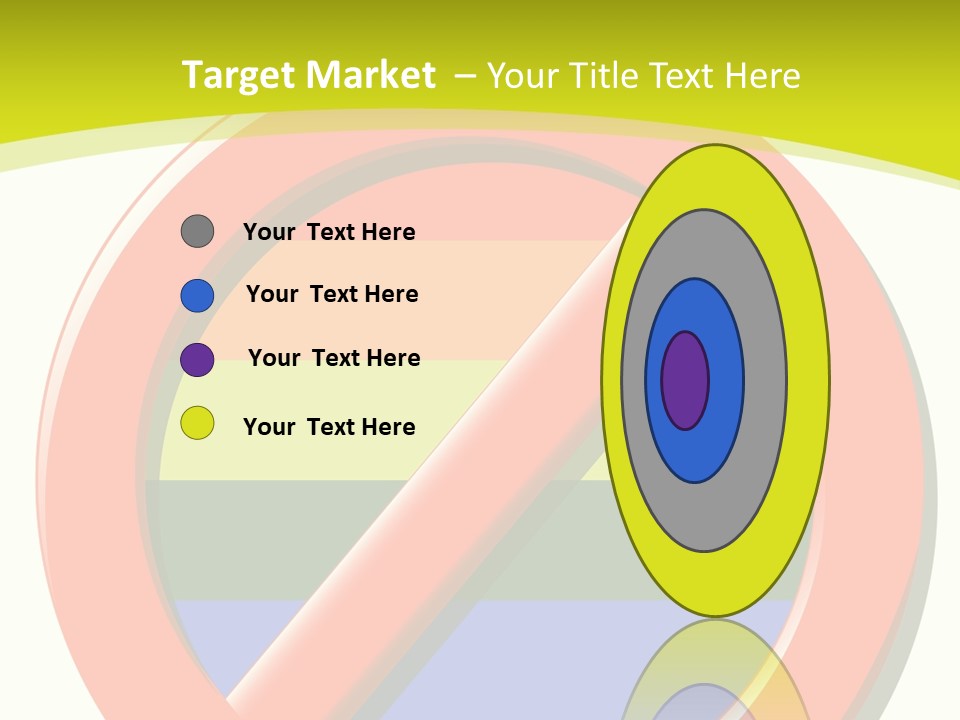 A Red Stop Sign Sitting On Top Of A Green And Yellow Background PowerPoint Template