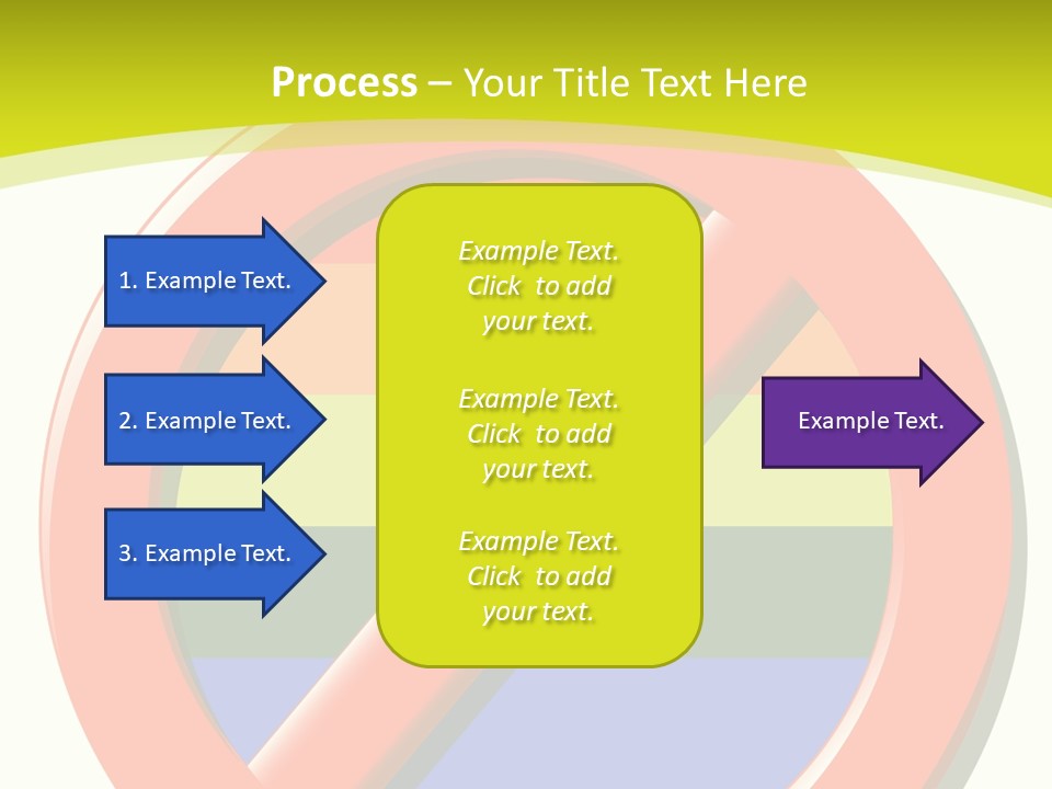 A Red Stop Sign Sitting On Top Of A Green And Yellow Background PowerPoint Template