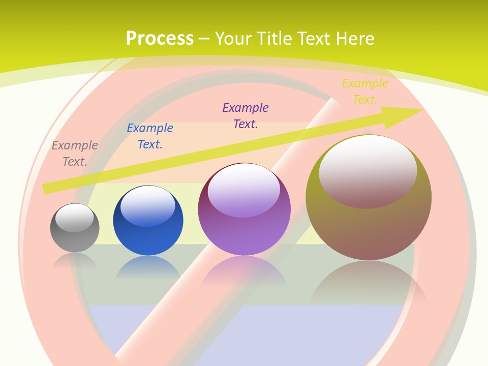 A Red Stop Sign Sitting On Top Of A Green And Yellow Background PowerPoint Template