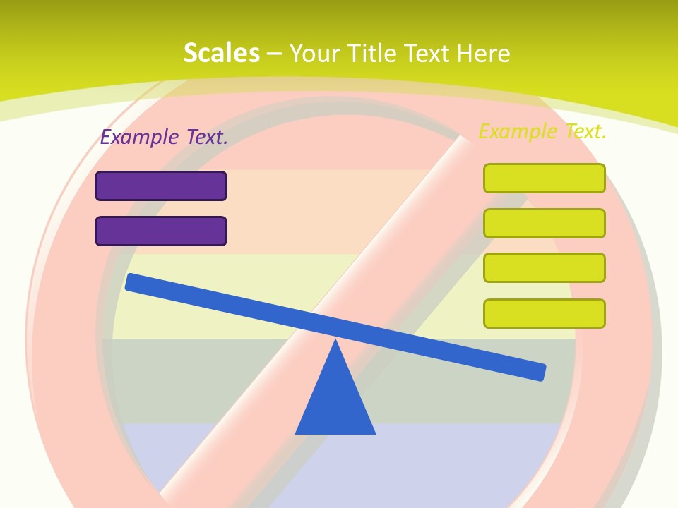 A Red Stop Sign Sitting On Top Of A Green And Yellow Background PowerPoint Template